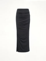 Drape Skirt in Black
