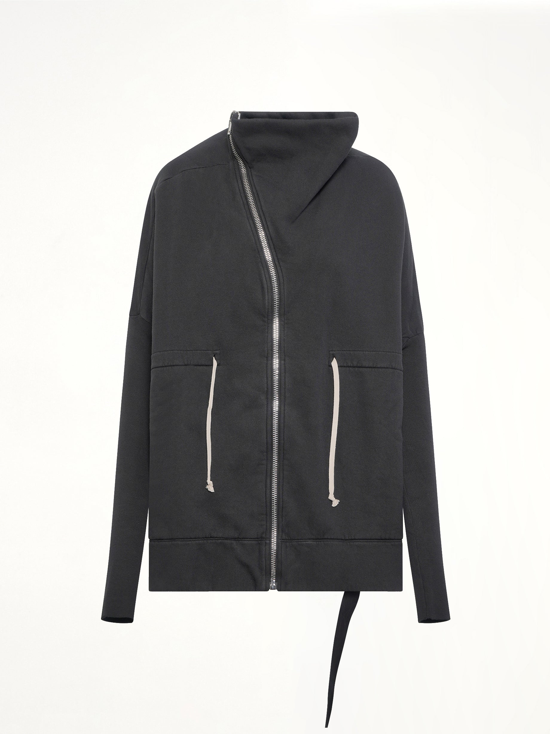 RICK OWENS DRKSHDW Mountain Sail Sweatshirt in Black Product Photo from MARAIS