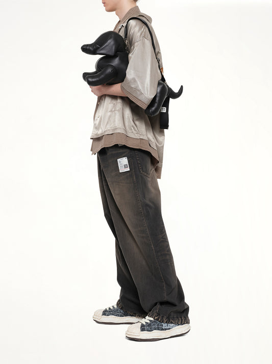 Medium Dachshund Bag in Black