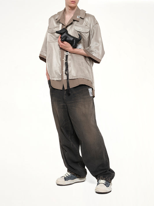 Mini Dachshund Bag in Black