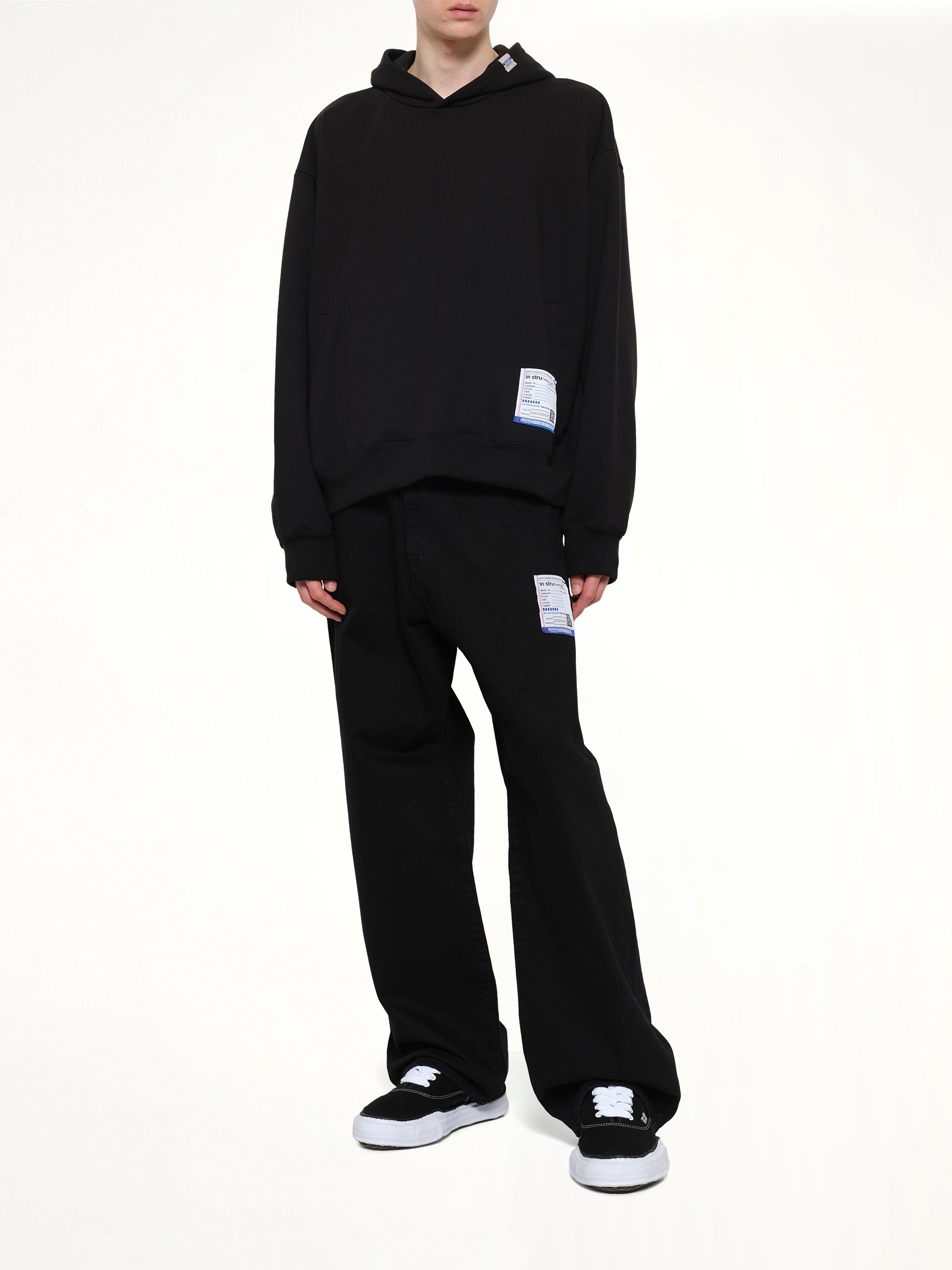 MAISON MIHARA YASUHIRO , Instrumental Heavy Weight Hoodie in Black Full Reference from MARAIS
