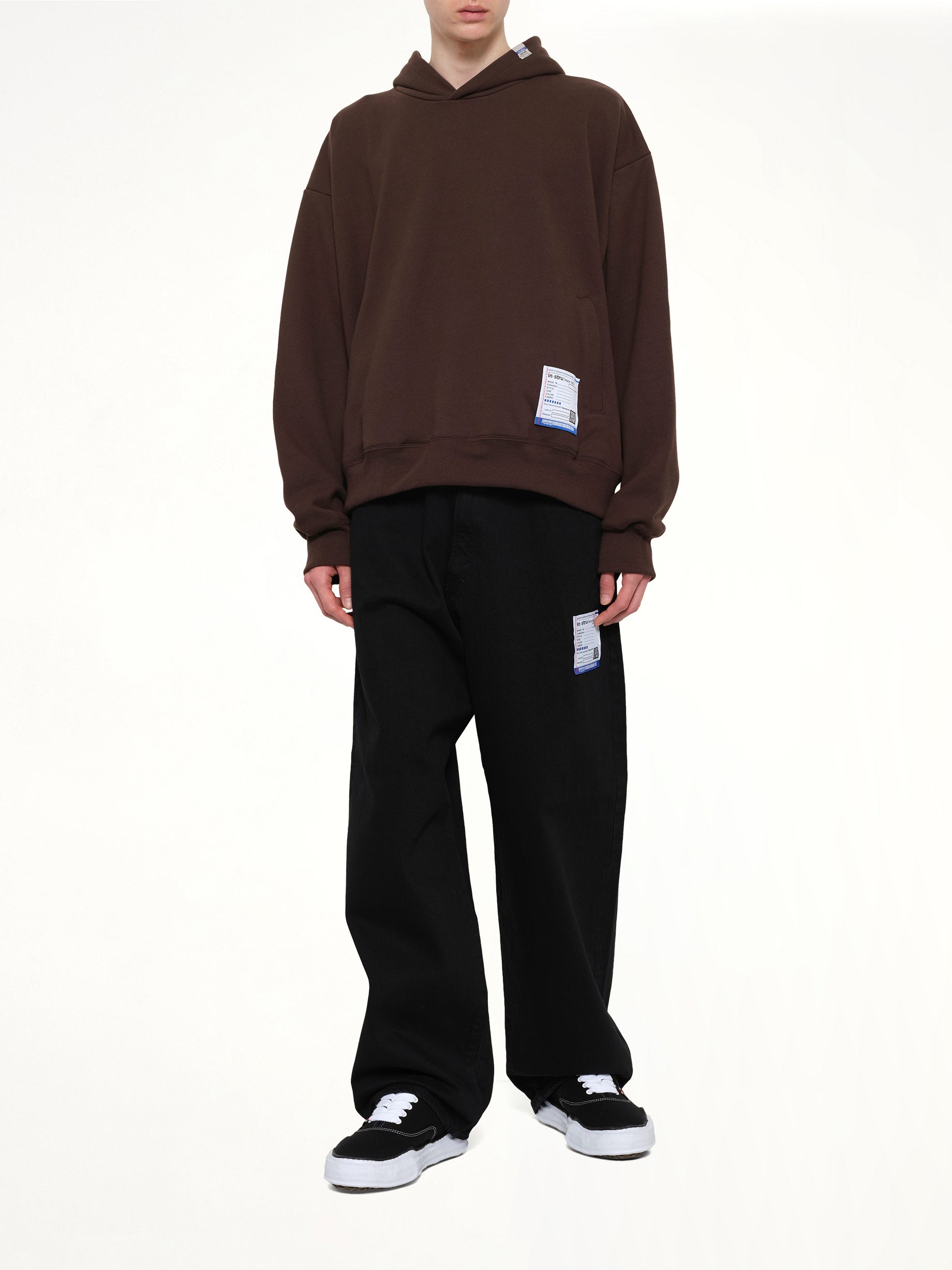 MAISON MIHARA YASUHIRO Instrumental Heavy Weight Hoodie in Brown Full Reference from MARAIS