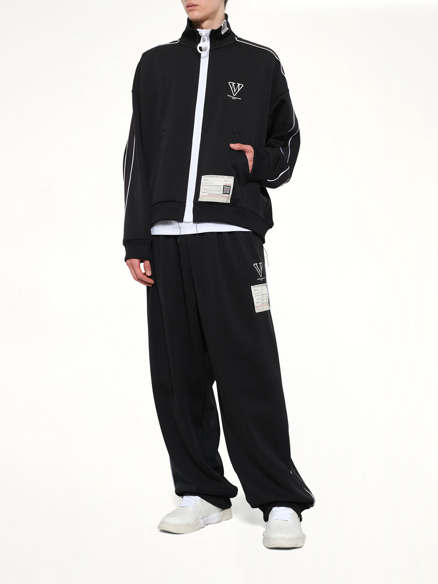 Amateur Sewn Track Jacket in Black