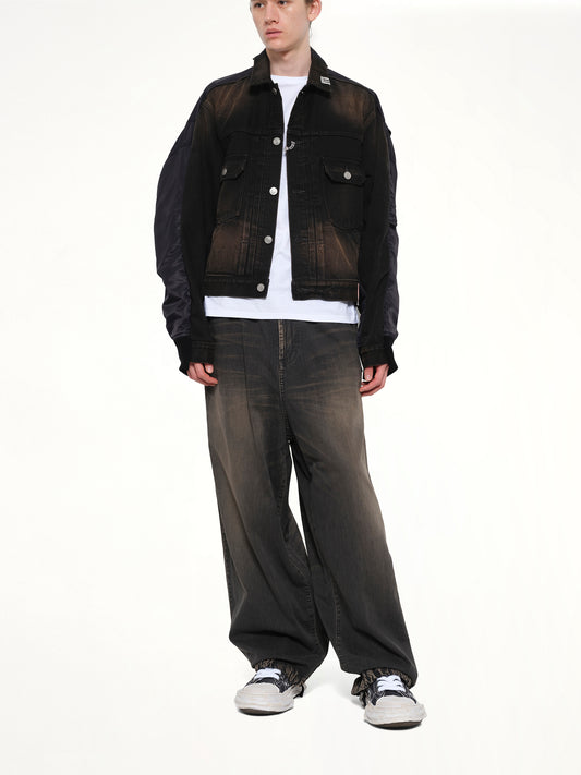 Light Wide Jeans in Black