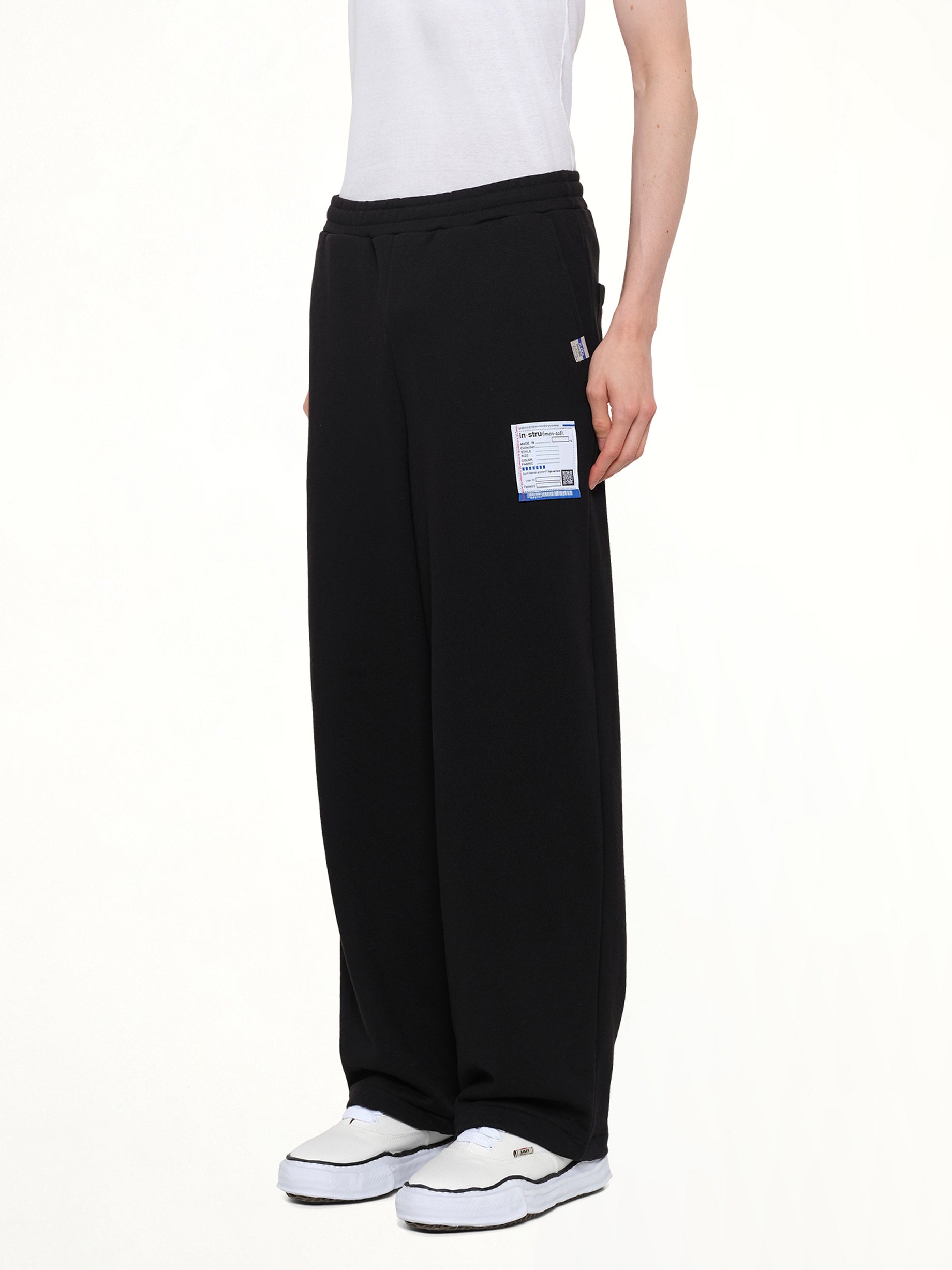 MAISON MIHARA YASUHIRO Instrumental Heavy Weight Easy Pants in Black Side View from MARAIS