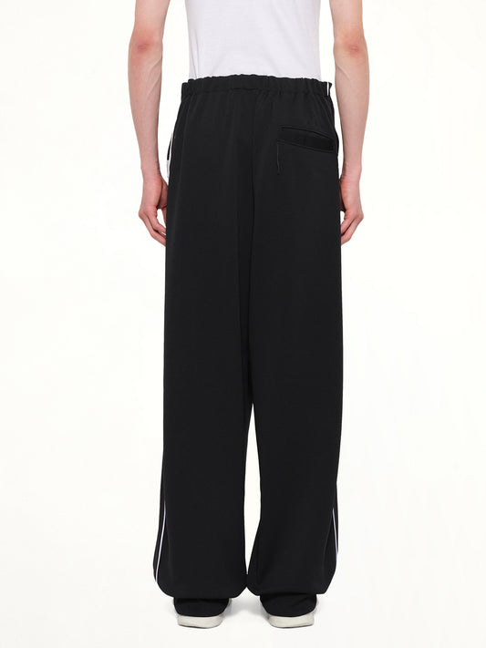 Amateur Sewn Track Pants in Black