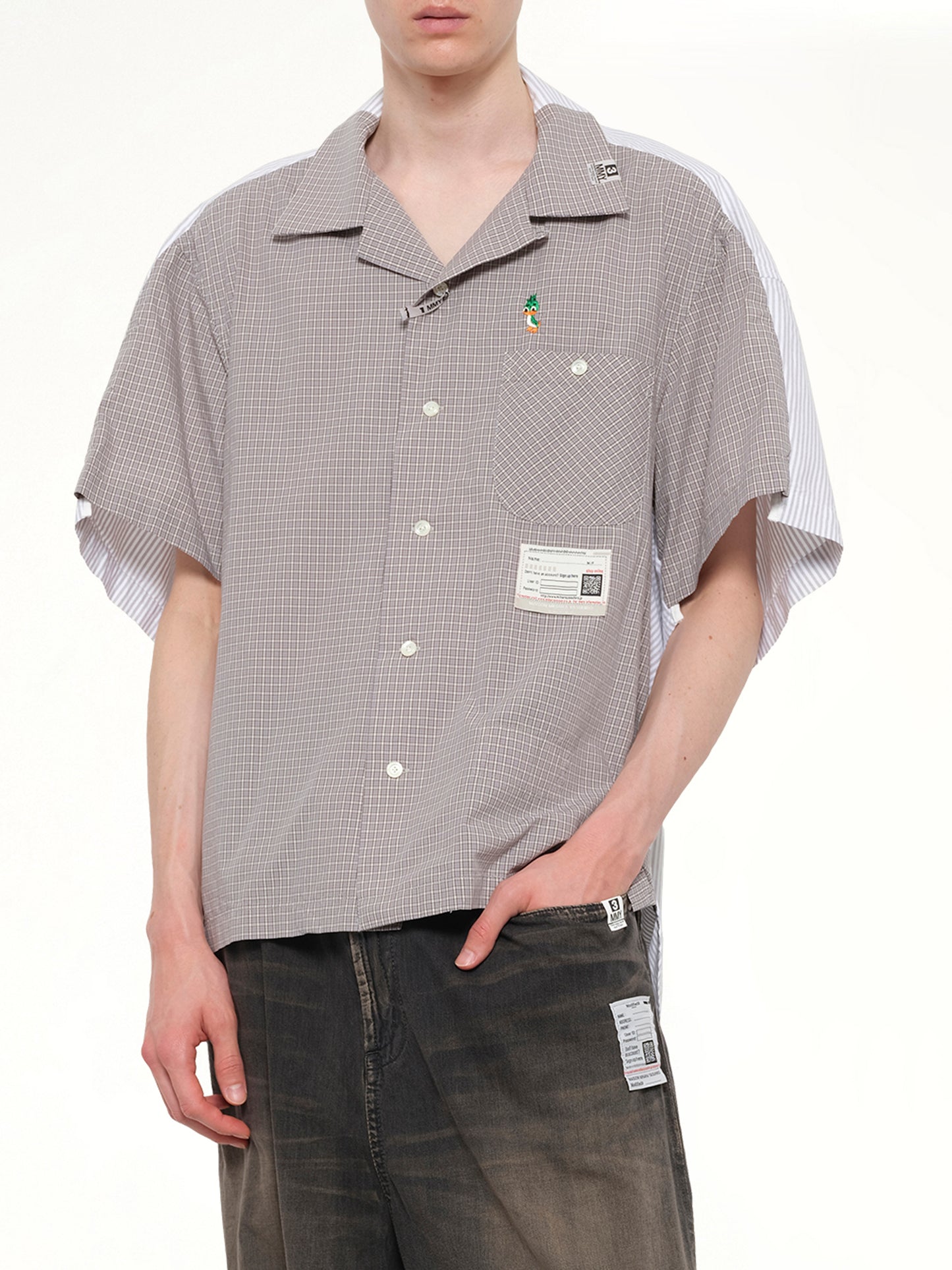 Combined Shirts in Gray