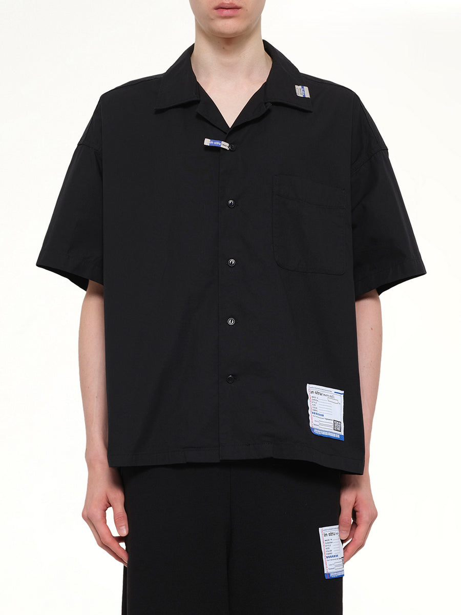 Instrumental High Density OX SS Shirts in Black