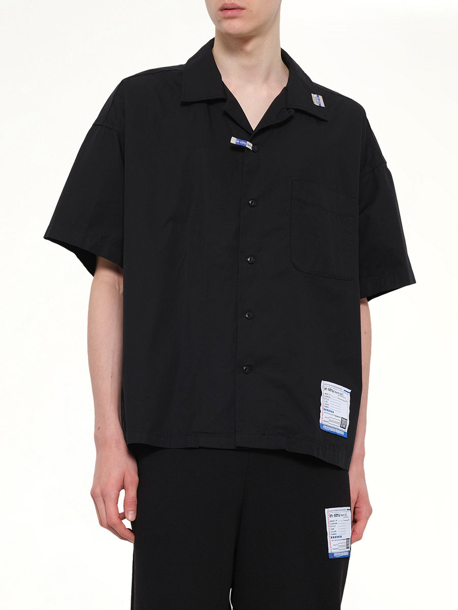 Instrumental High Density OX SS Shirts in Black