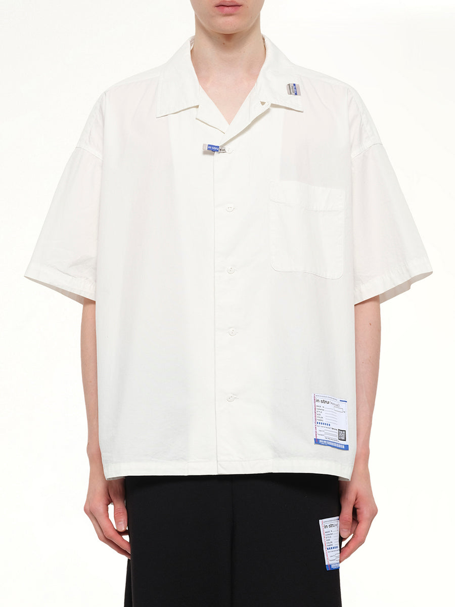 Instrumental High Density OX SS Shirts in White