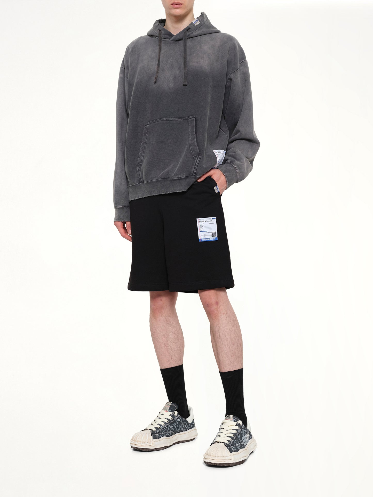 Instrumental Heavy Weight Easy Shorts in Black