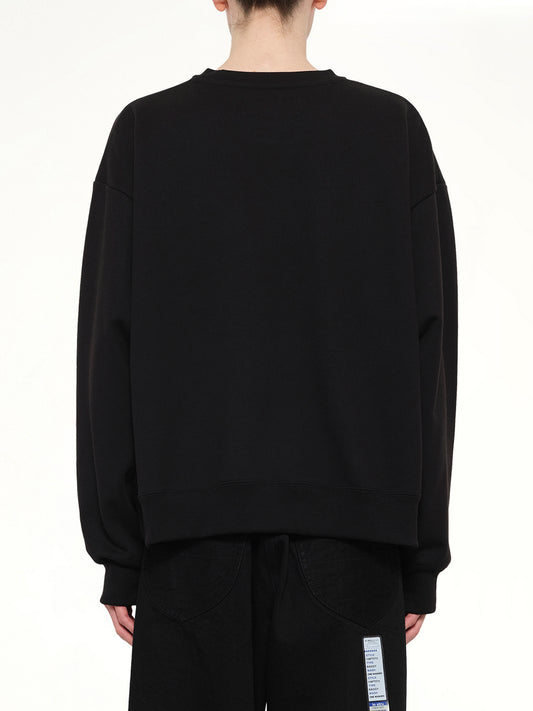 Instrumental Heavy Weight French Terry Sweatshirt in Black