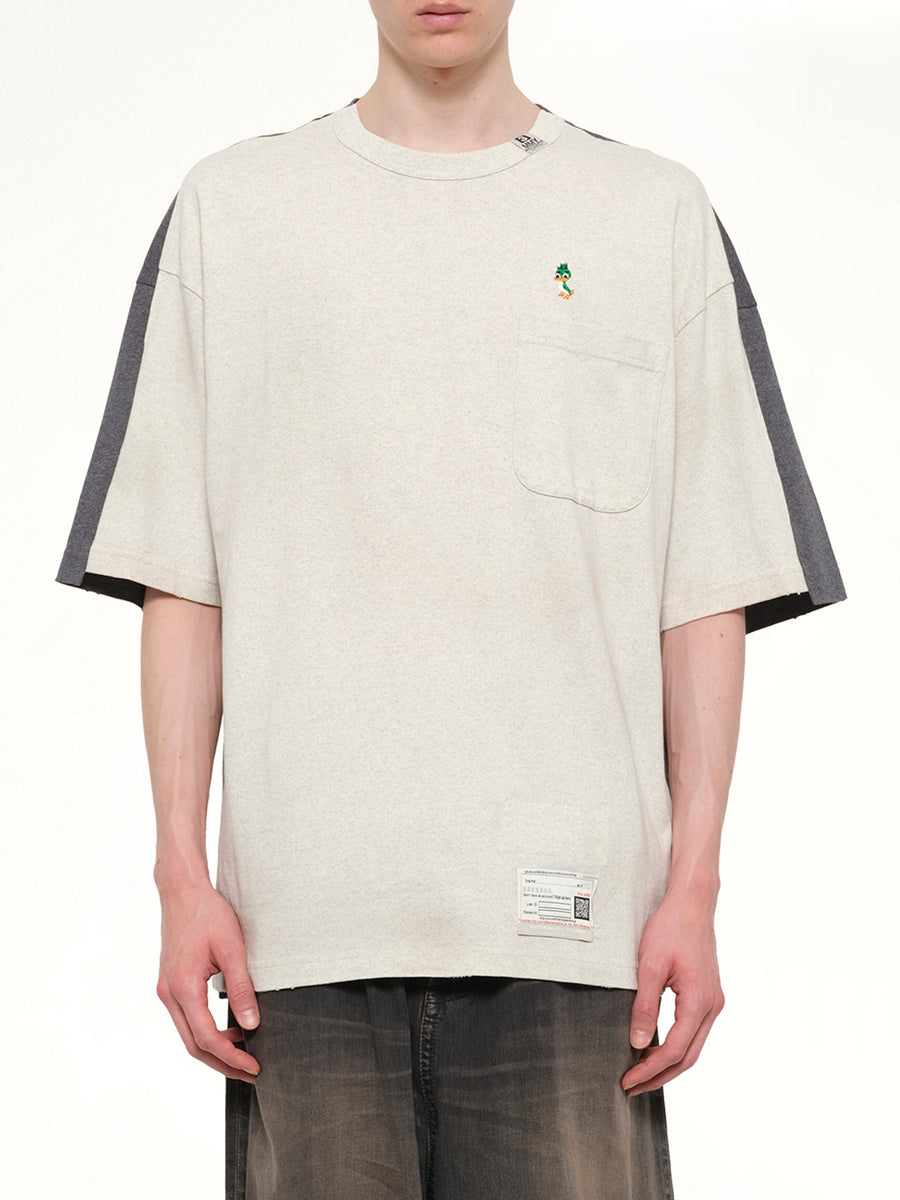 Combined T-Shirt in White