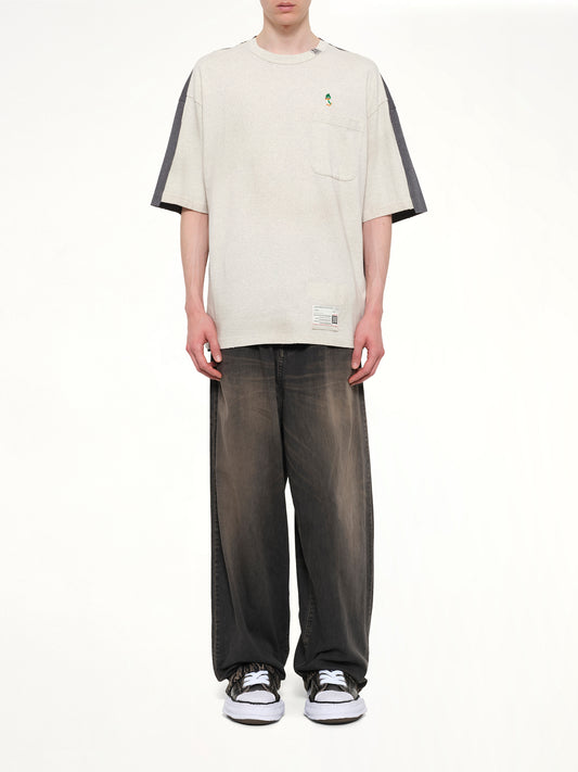 Combined T-Shirt in White