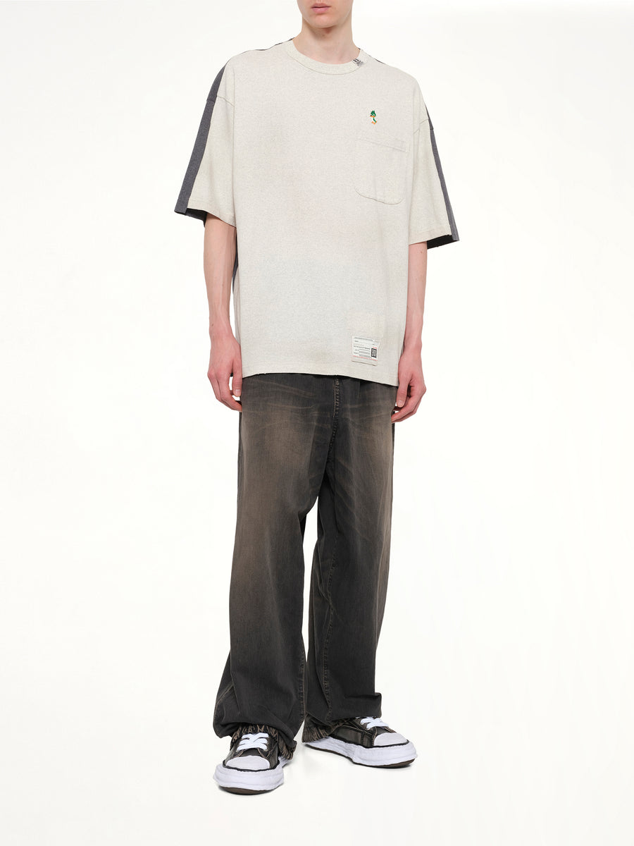 Combined T-Shirt in White