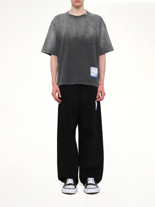 Instrumental Distressed SS T-Shirt in Black