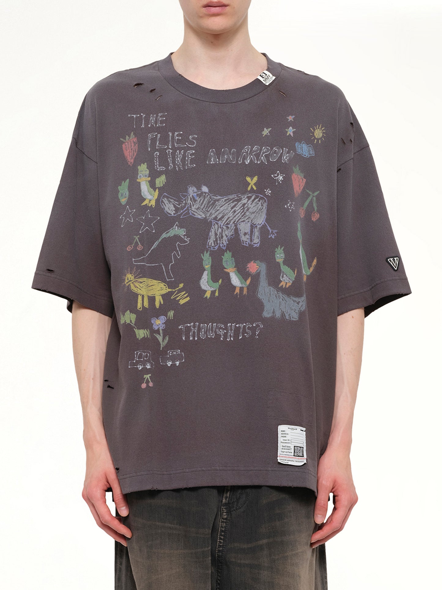 Kids Doodle T-Shirt in Black