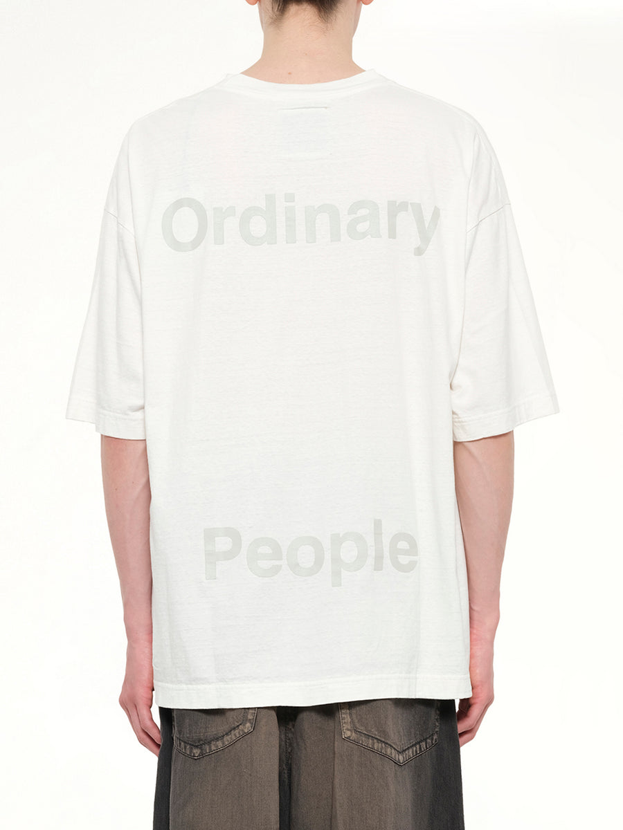 Leon Kids Doodle T-Shirt in White