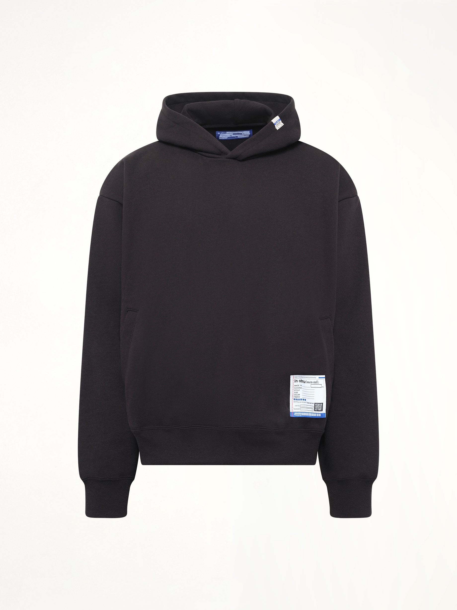 MAISON MIHARA YASUHIRO , Instrumental Heavy Weight Hoodie in Black Product Photo from MARAIS
