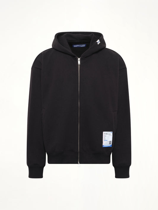 Instrumental Heavy Weight Zip Hoodie in Black