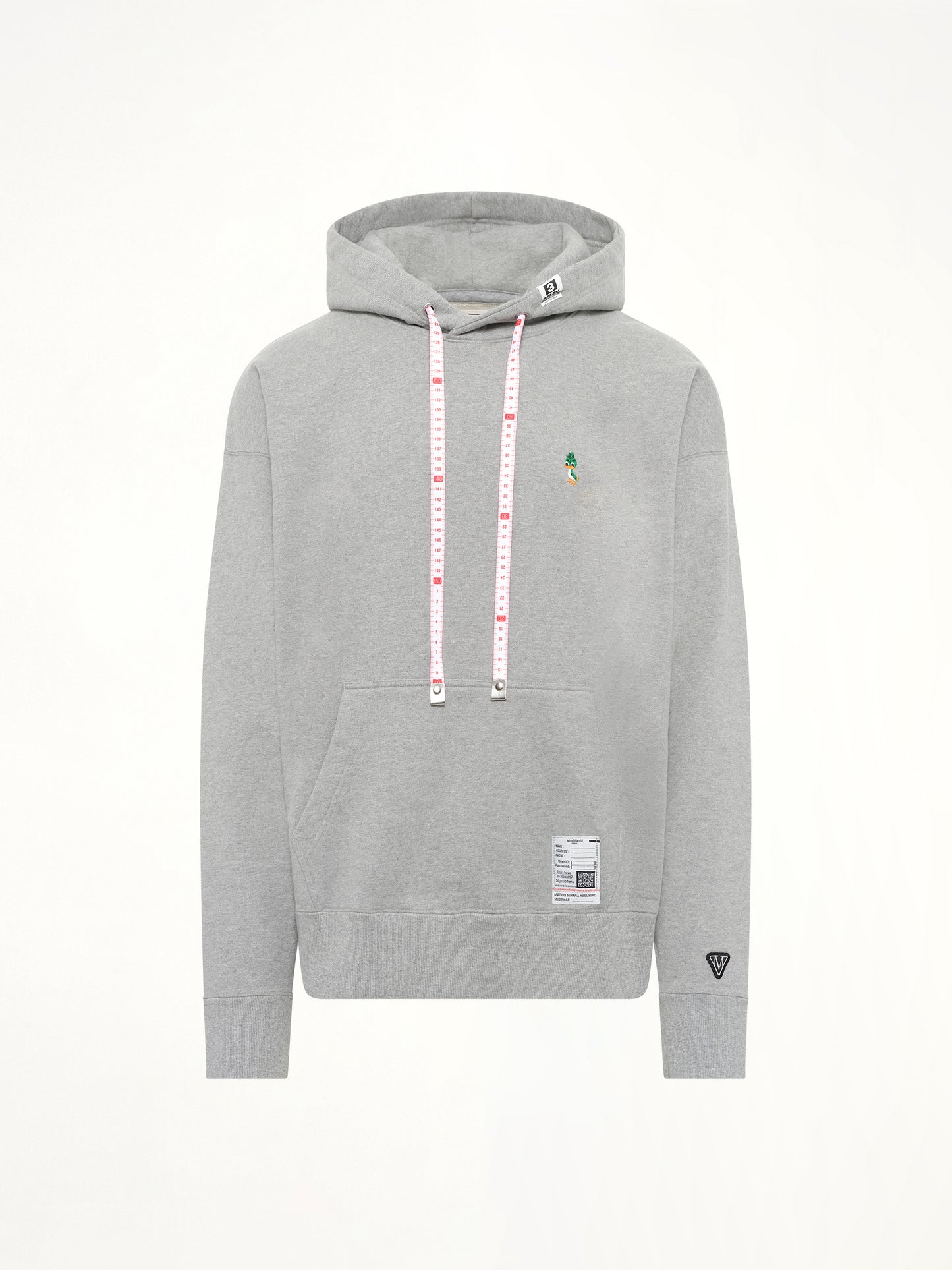Leon Embroidery Hoodie in Gray