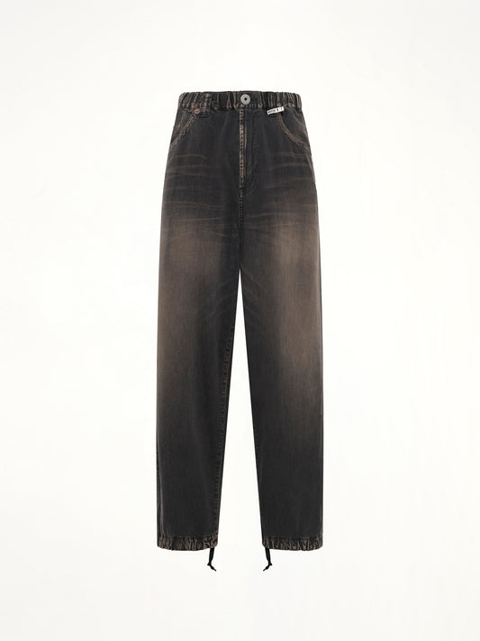 Light Wide Jeans in Black