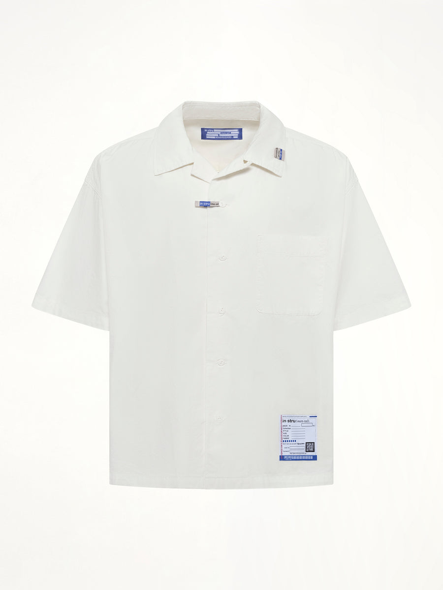 Instrumental High Density OX SS Shirts in White