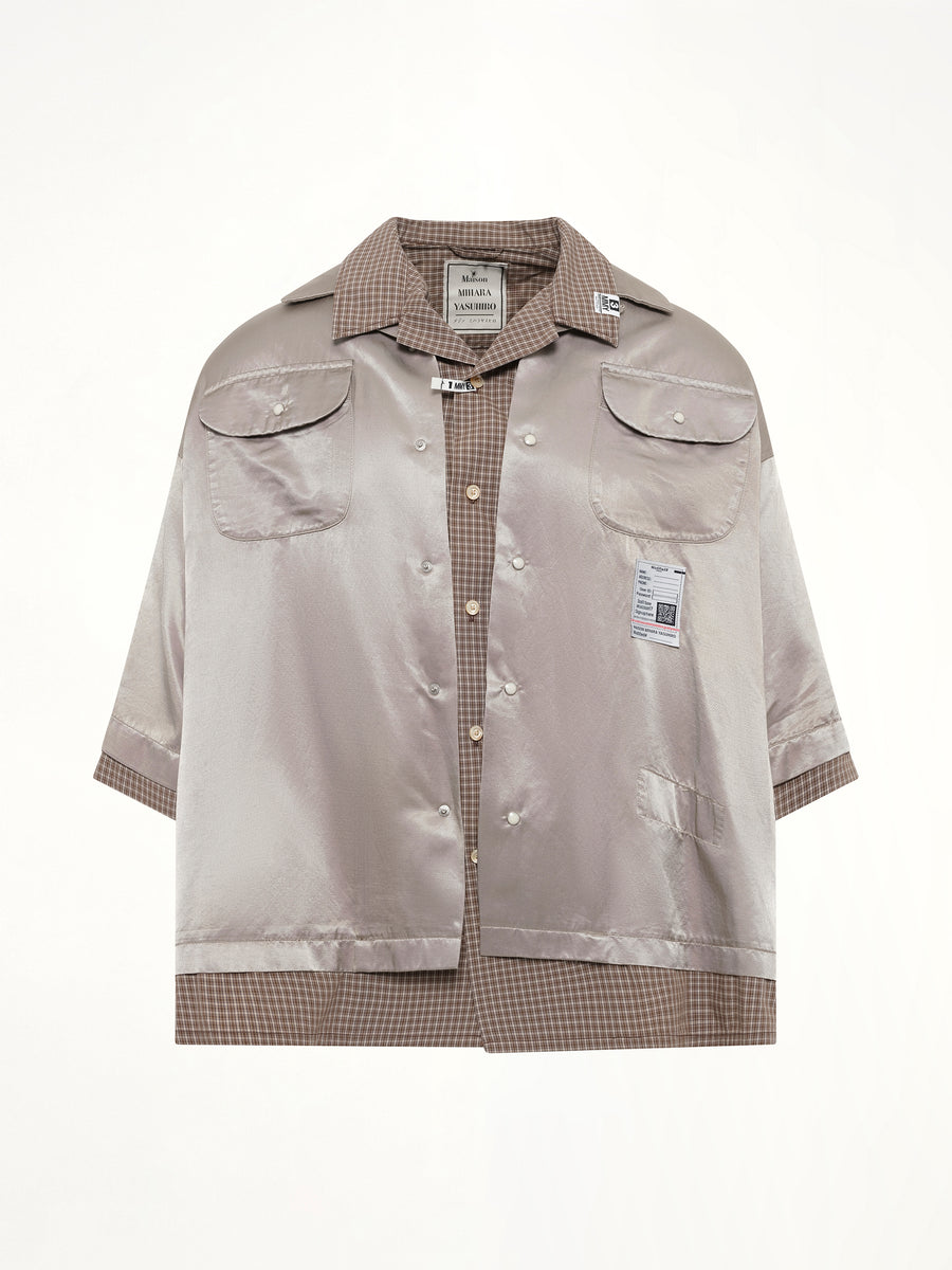 W-Layered H/S Shirts in Beige