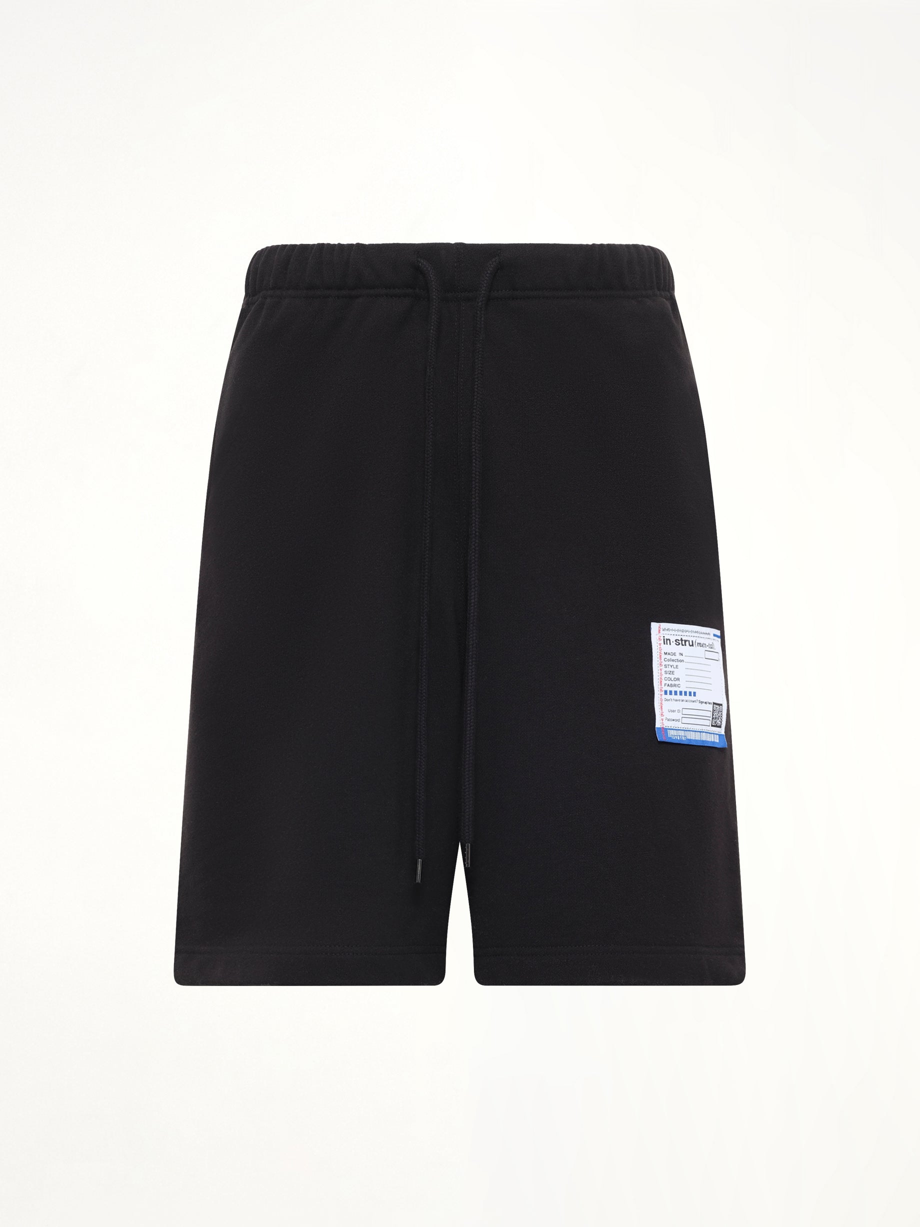 MAISON MIHARA YASUHIRO , Instrumental Heavy Weight Easy Shorts in Black Product Photo from MARAIS