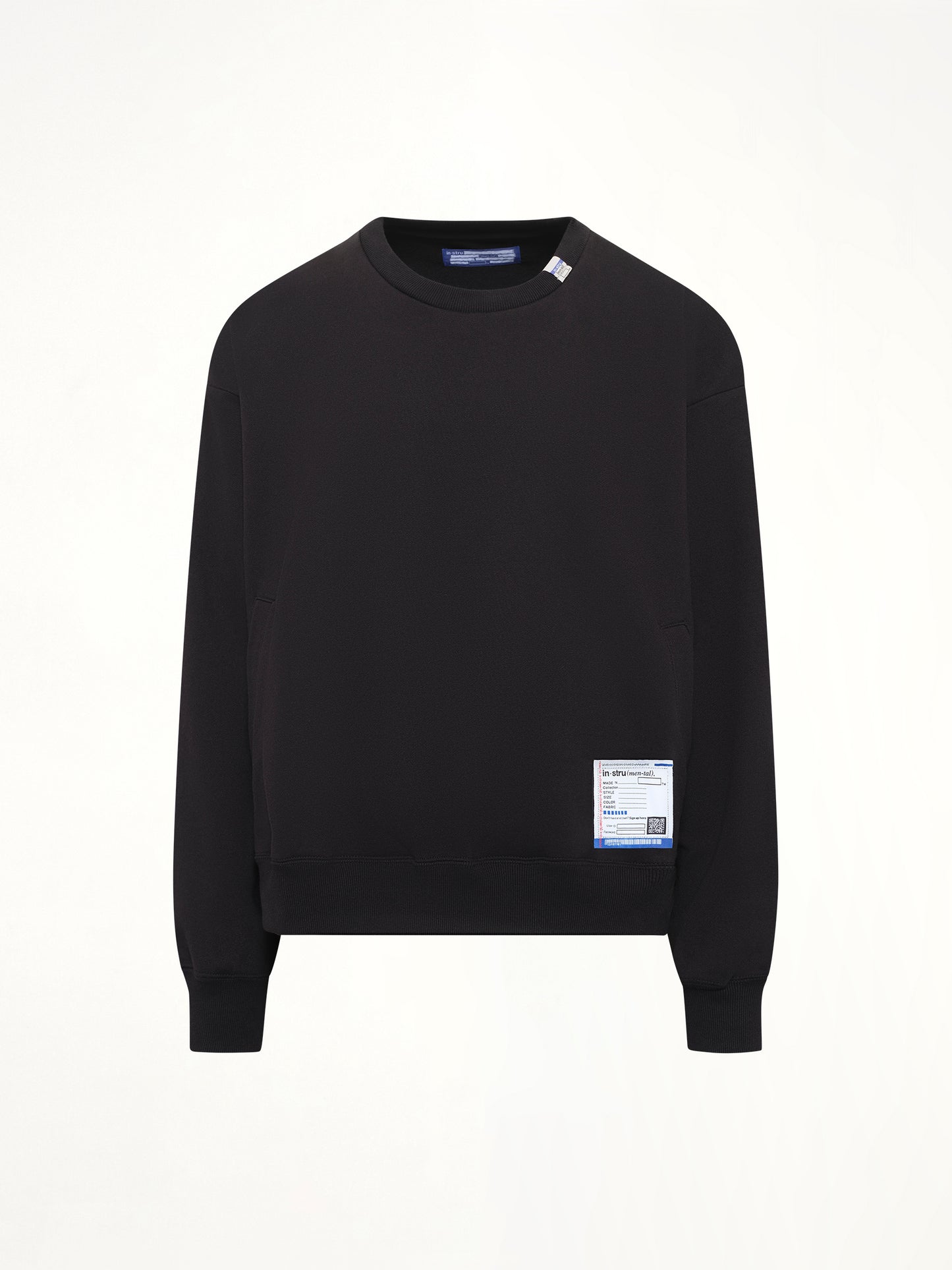 Instrumental Heavy Weight French Terry Sweatshirt in Black