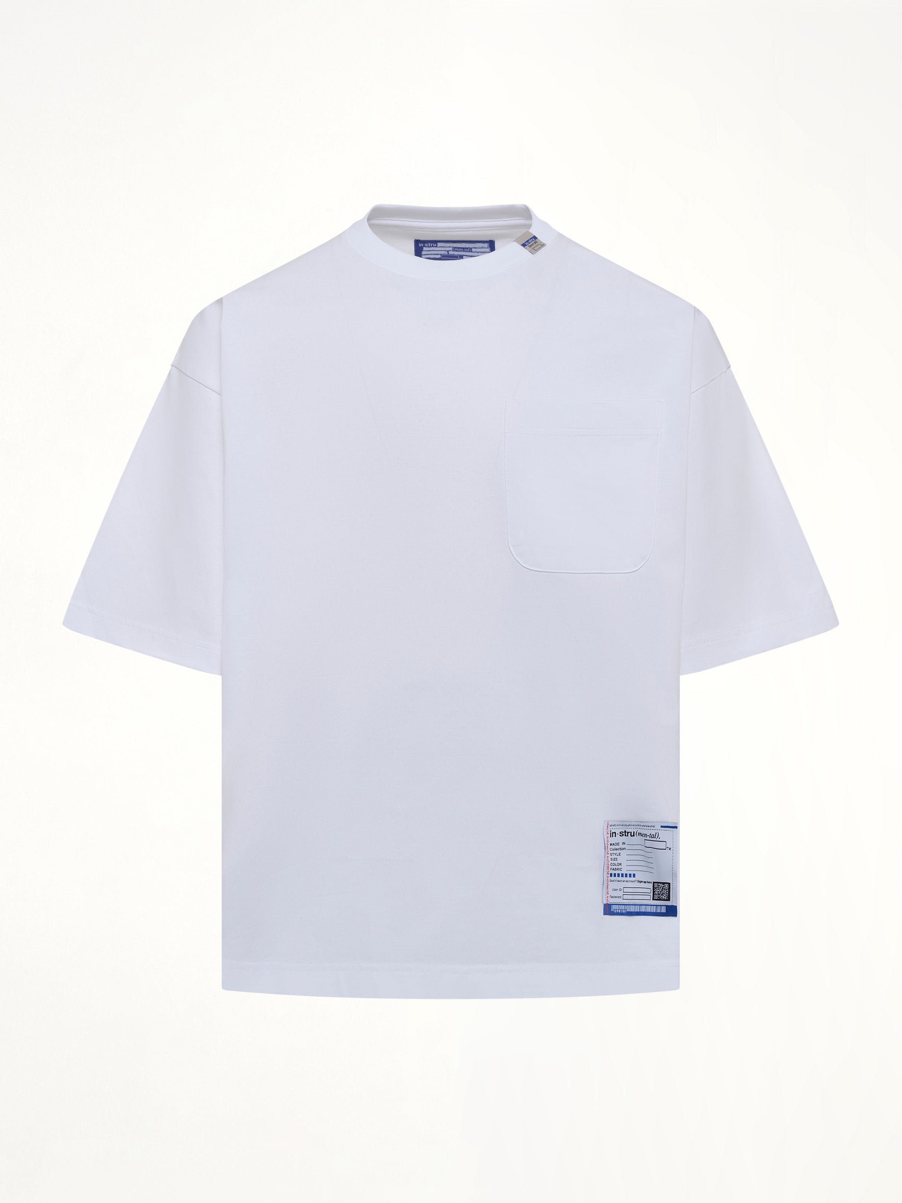 MAISON MIHARA YASUHIRO Instrumental Heavy Weight Pocket T-Shirt in White Product Photo from MARAIS
