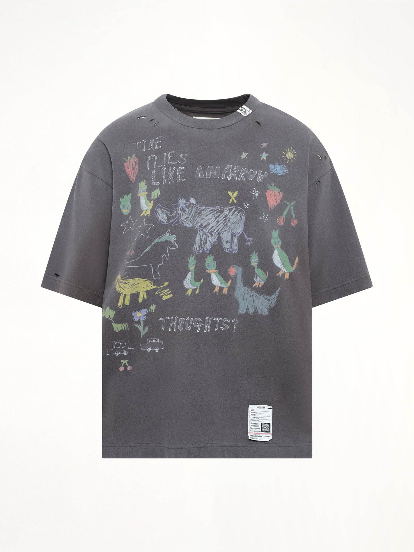 Kids Doodle T-Shirt in Black