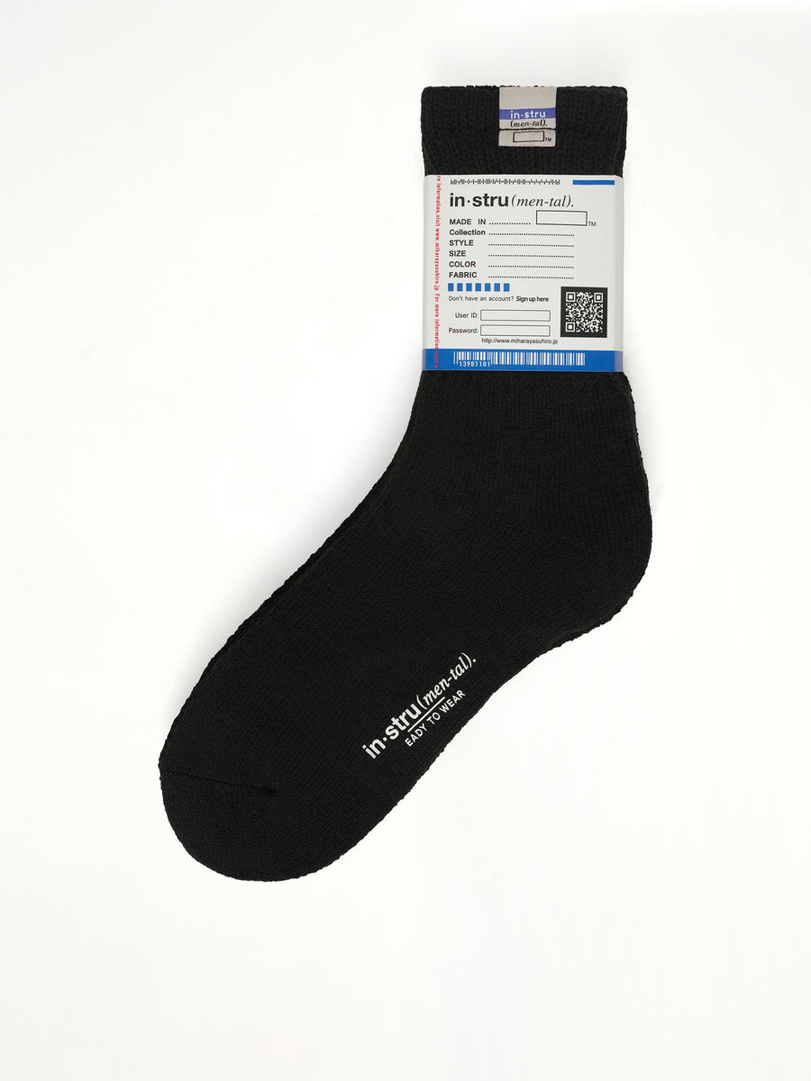 Instrumental 3 Pairs Socks in Black