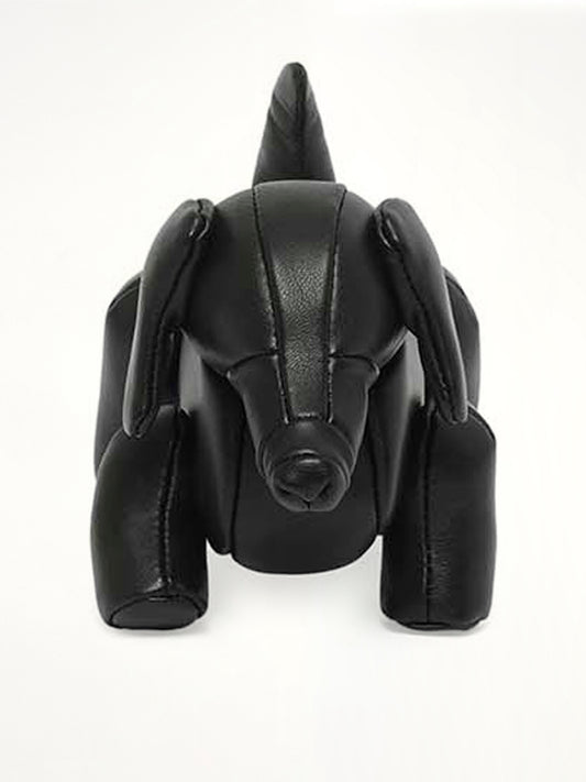 Mini Dachshund Bag in Black