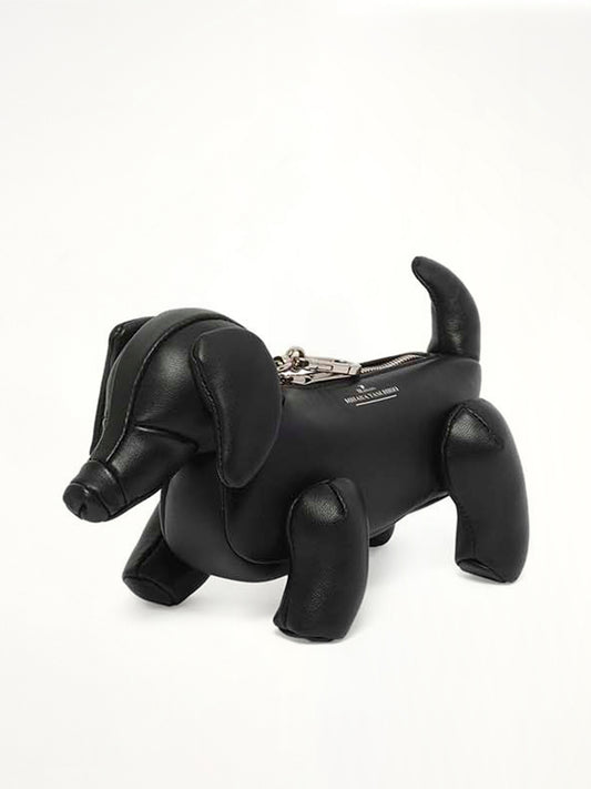 Mini Dachshund Bag in Black