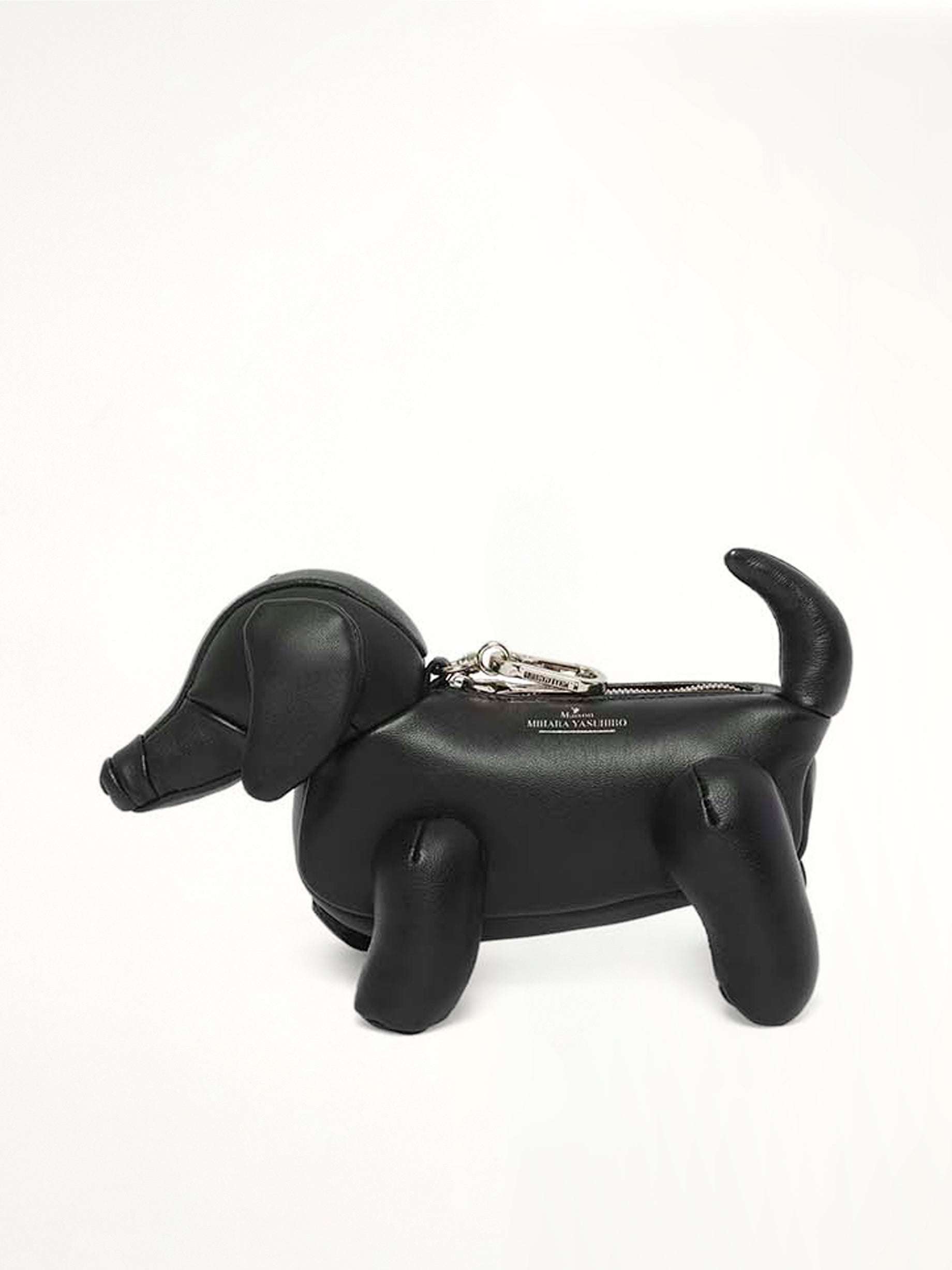 Mini Dachshund Bag in Black