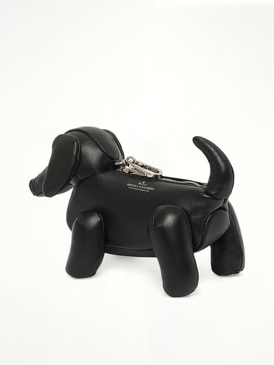 Mini Dachshund Bag in Black