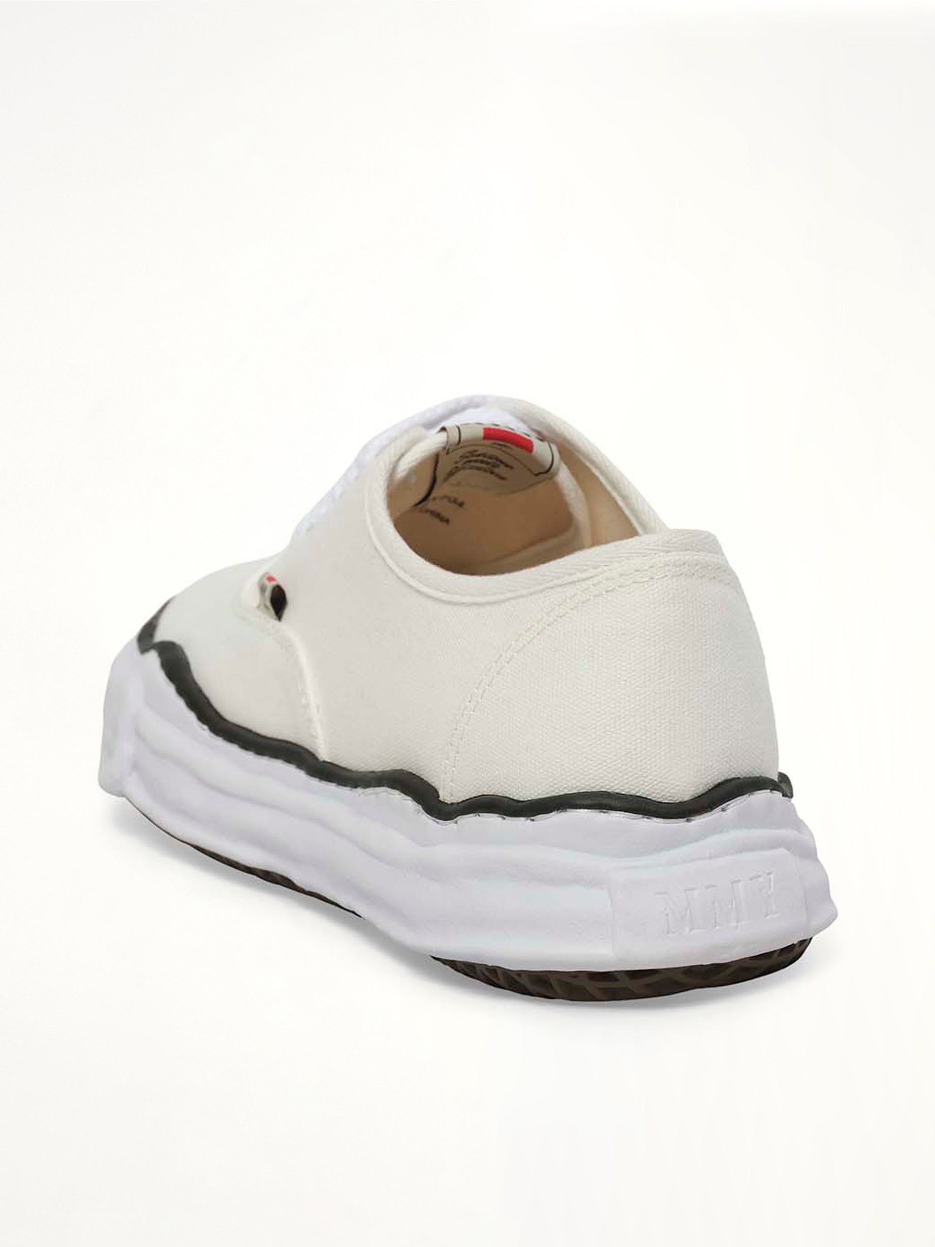 MAISON MIHARA YASUHIRO Baker OG Sneaker in White Back View from MARAIS