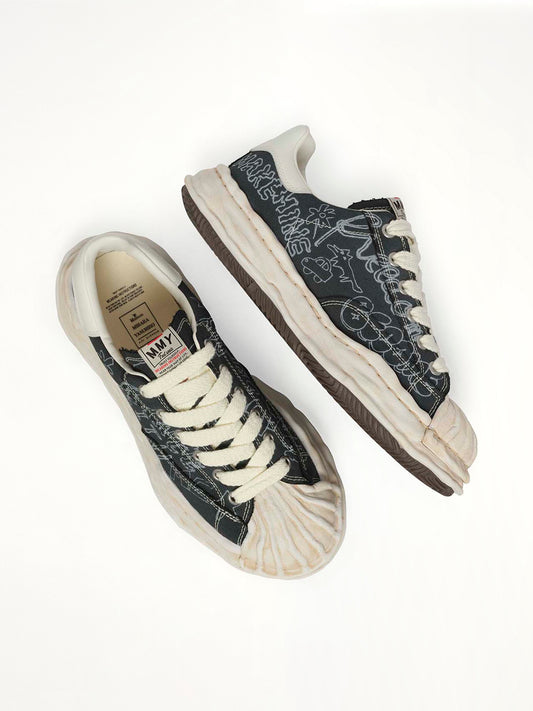 Blakey OG Graffiti Printed Sneaker in Black