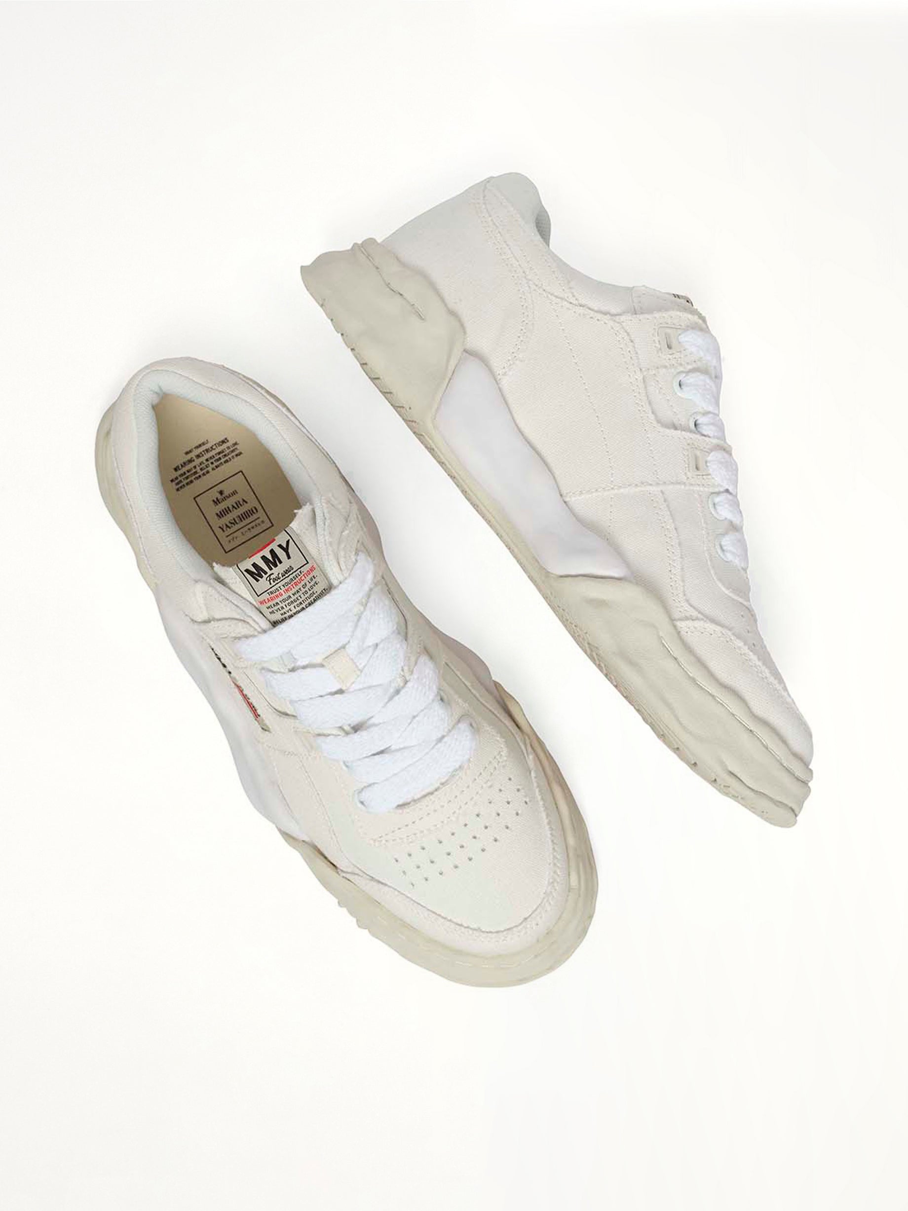 MAISON MIHARA YASUHIRO Parker OG Sneaker in White Top View from MARAIS