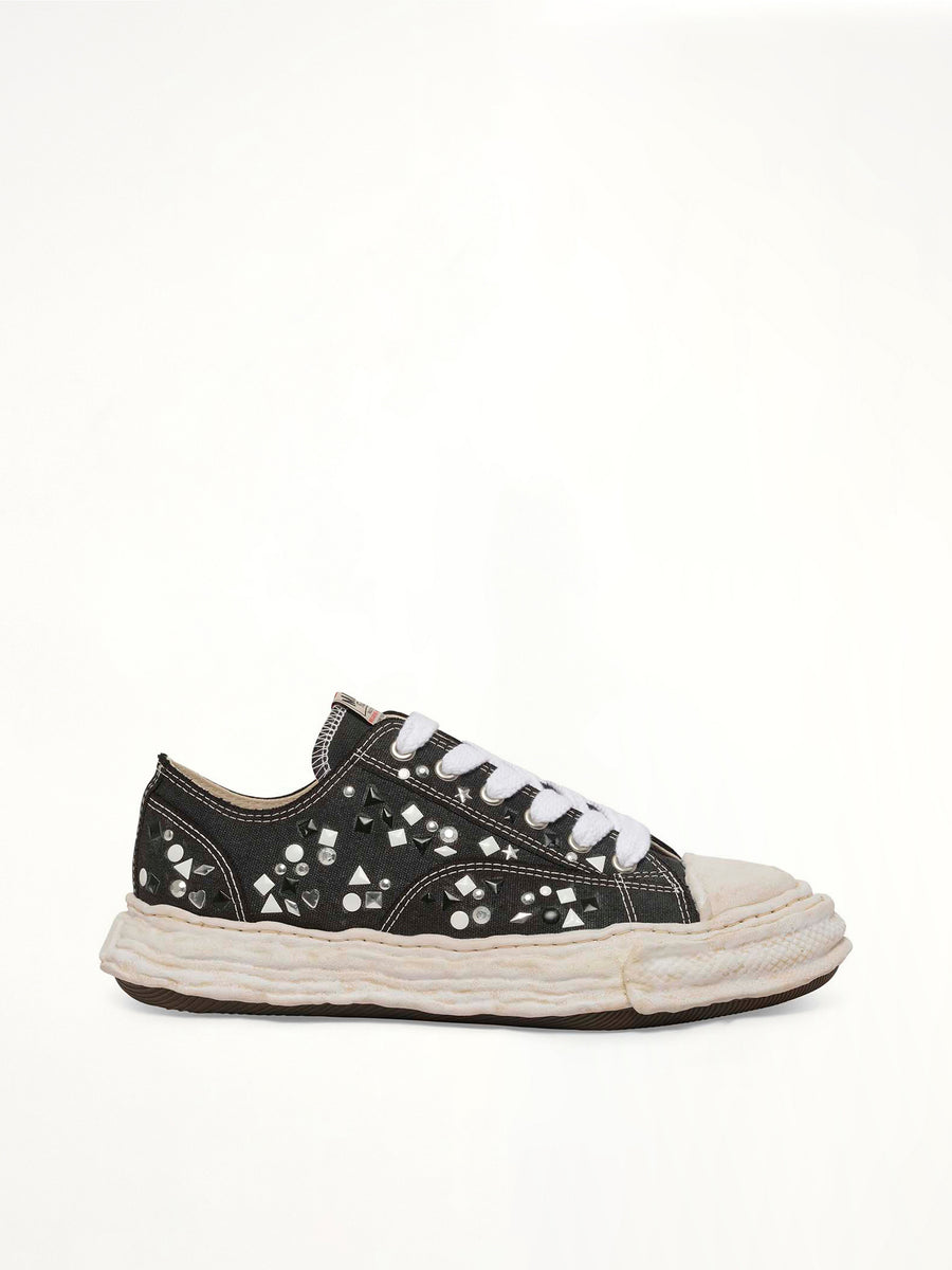 Peterson 23 OG Embelished Sneaker in Black