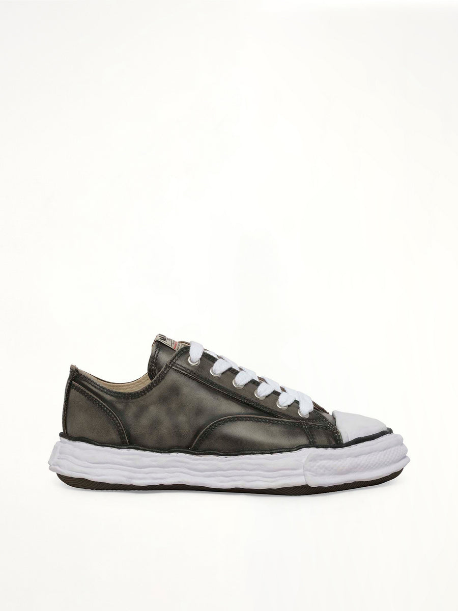 Peterson 23 OG Vintage Leather Sneaker in Black