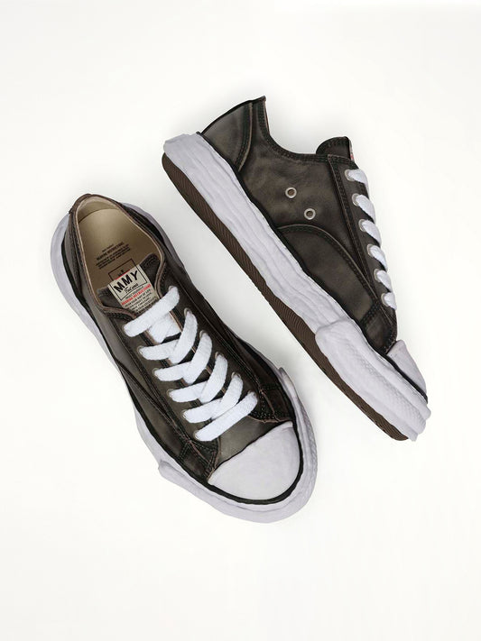 Peterson 23 OG Vintage Leather Sneaker in Black