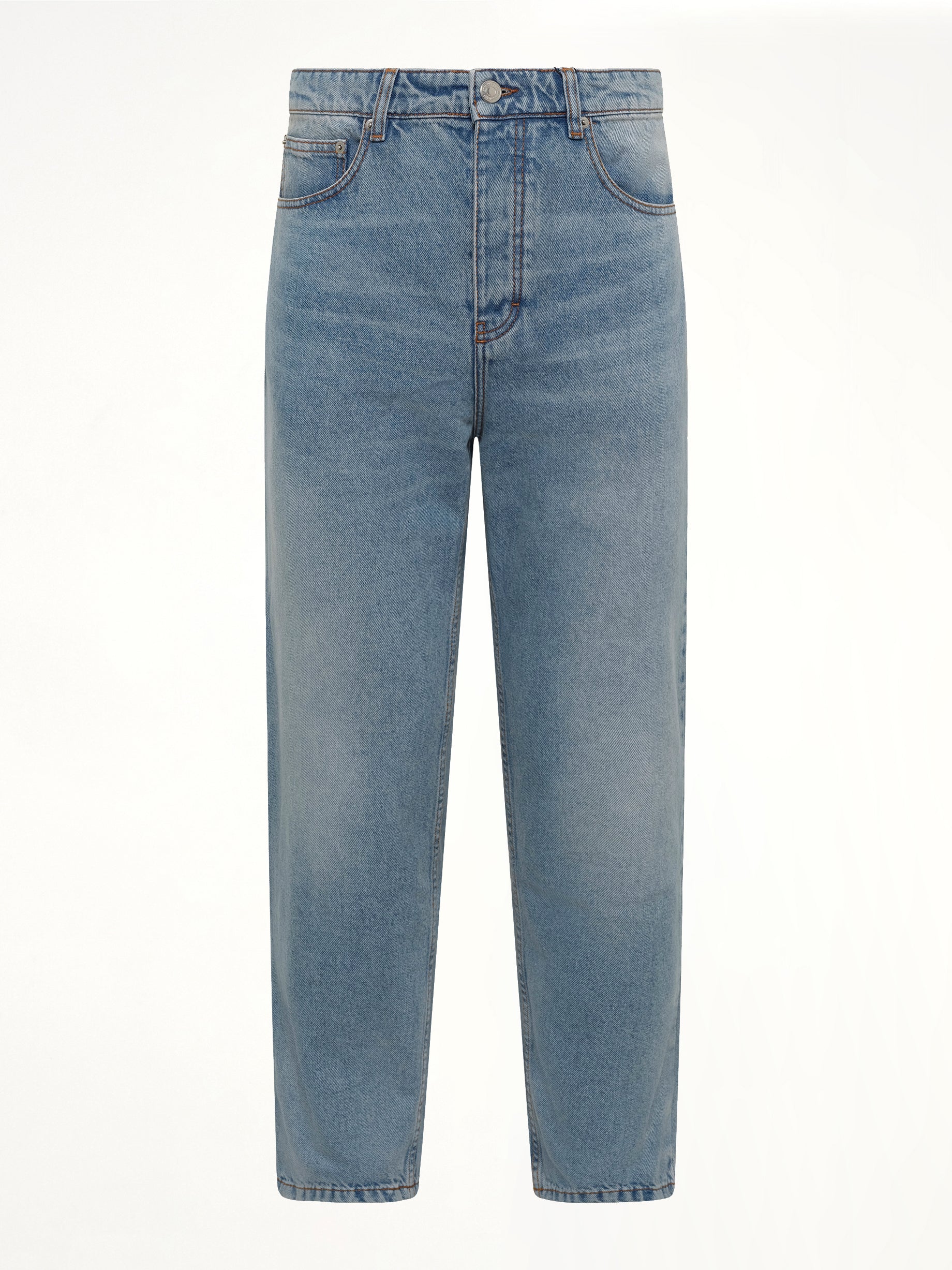 AMI PARIS Tapered Fit Jeans in Blue Product Photo from MARAIS