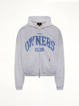 Represent Owners Club 喷雾冰灰色斑点全拉链连帽衫