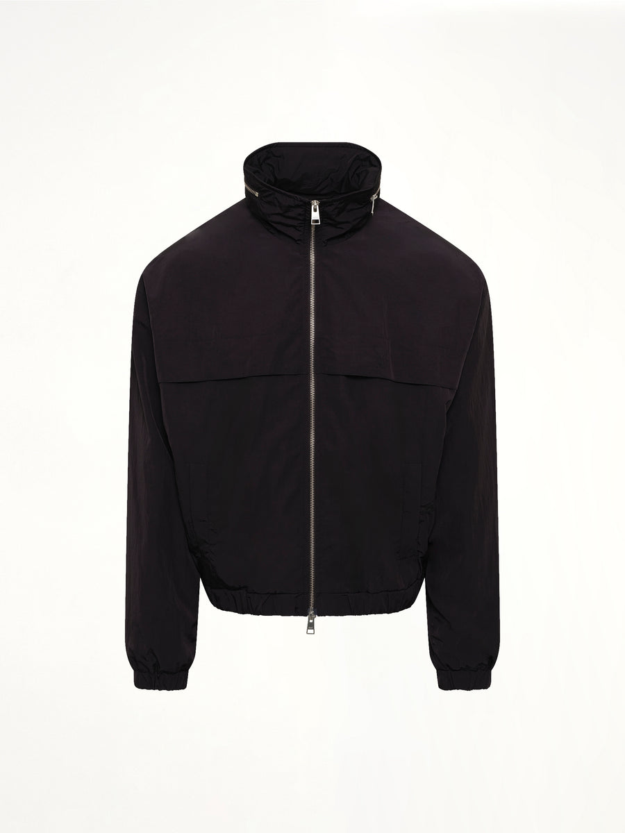 Windbreaker with Embossed ADC in Black