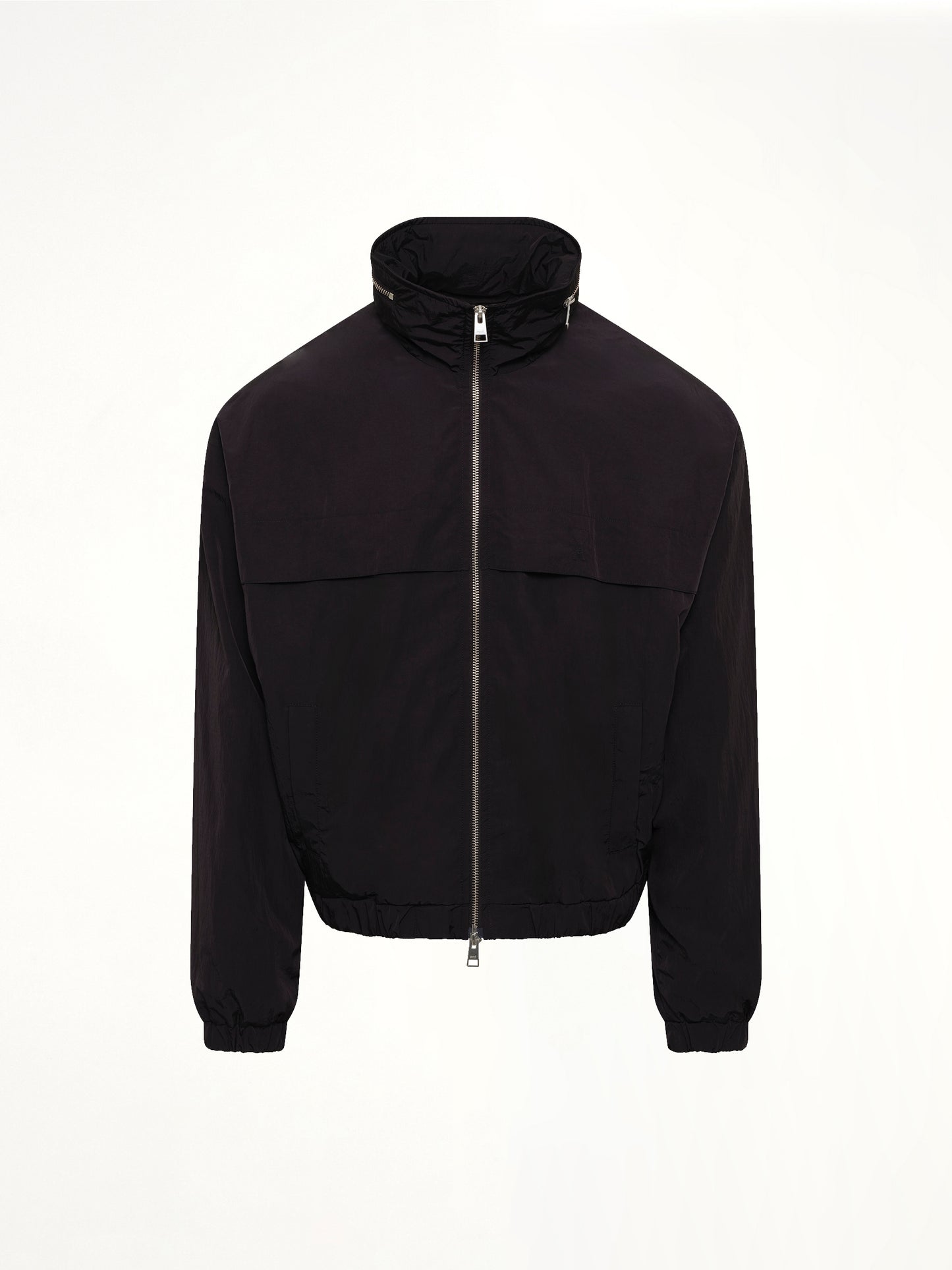 Windbreaker with Embossed ADC in Black