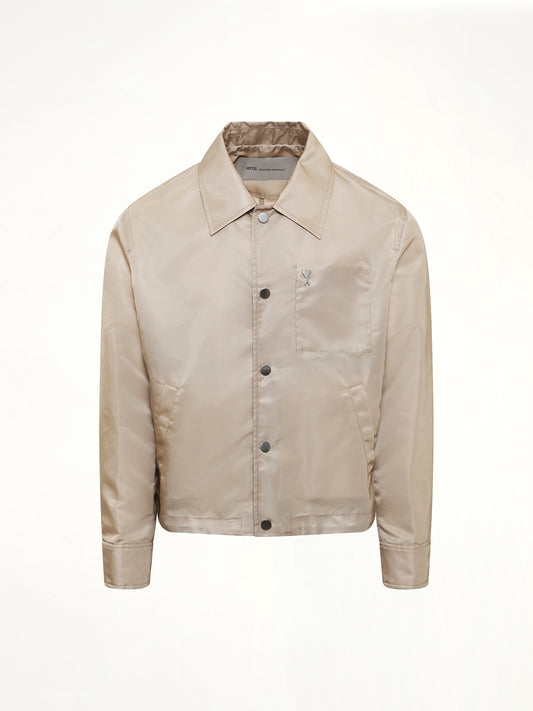 Ami De Coeur Coach Jacket in Beige Taupe
