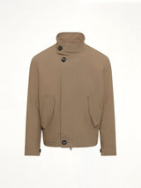Harrington Jacket in Beige Taupe