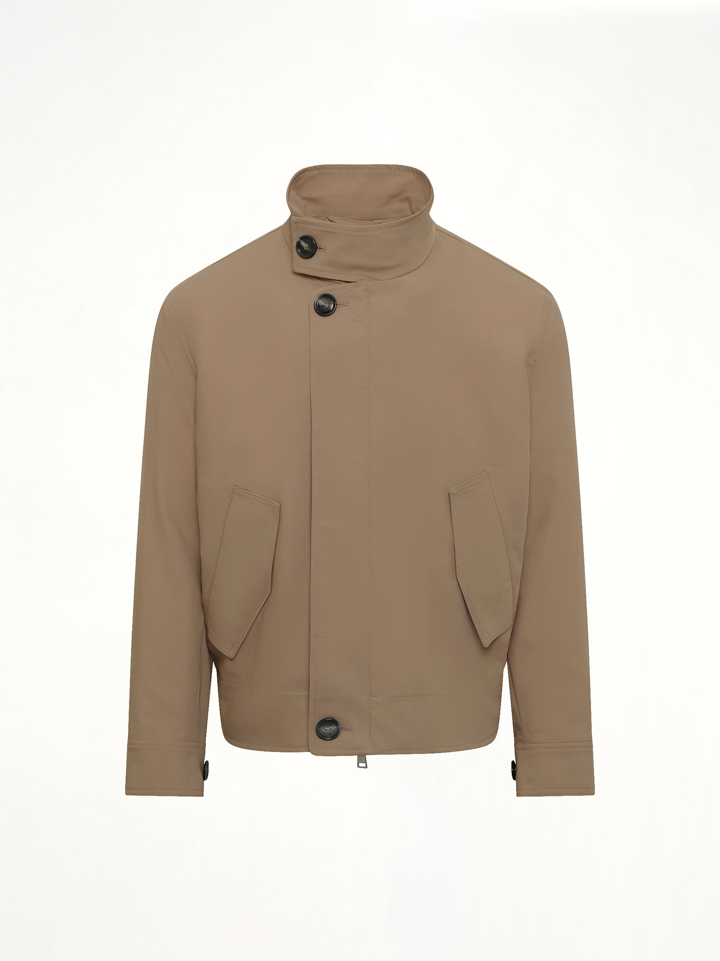Harrington Jacket in Beige Taupe